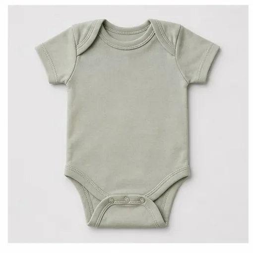 Envelope-Neck Bodysuit — 0-6 m