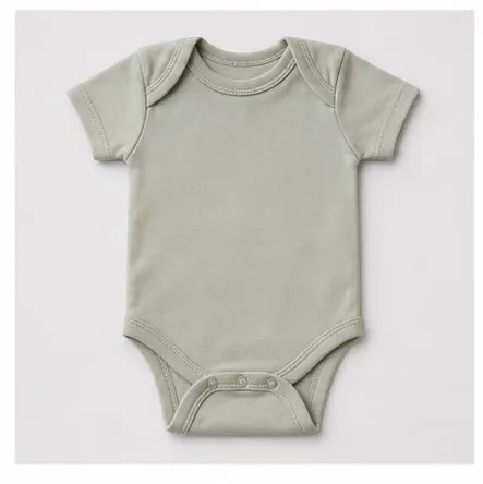 Envelope-Neck Bodysuit — 0-6 m